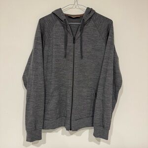 Icebreaker Womens Merino Wool Blend Full Zip Hoodie Size M